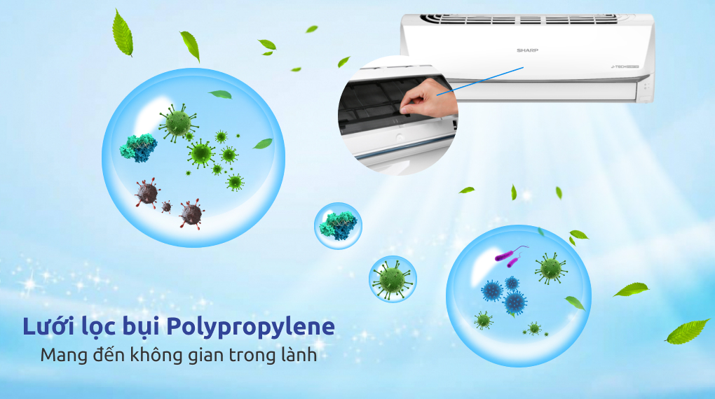 Máy lạnh Sharp Inverter 1 HP AH-X10ZEW Máy lạnh Sharp Inverter 1 HP AH-X10ZEW