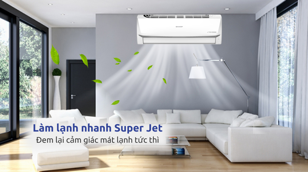 Máy lạnh Sharp Inverter 1 HP AH-X10ZEW Máy lạnh Sharp Inverter 1 HP AH-X10ZEW