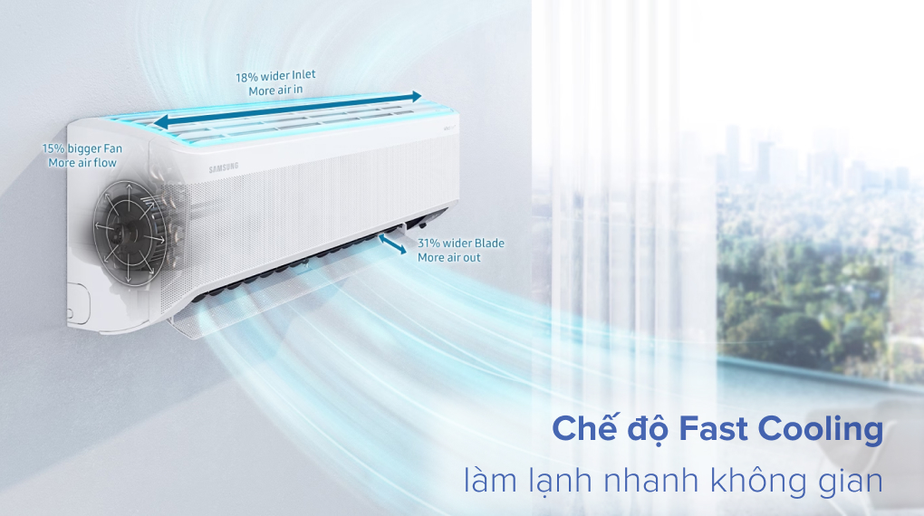 Máy lạnh Samsung Inverter 1.5 HP AR13CYECAWKNSV Máy lạnh Samsung Inverter 1.5 HP AR13CYECAWKNSV