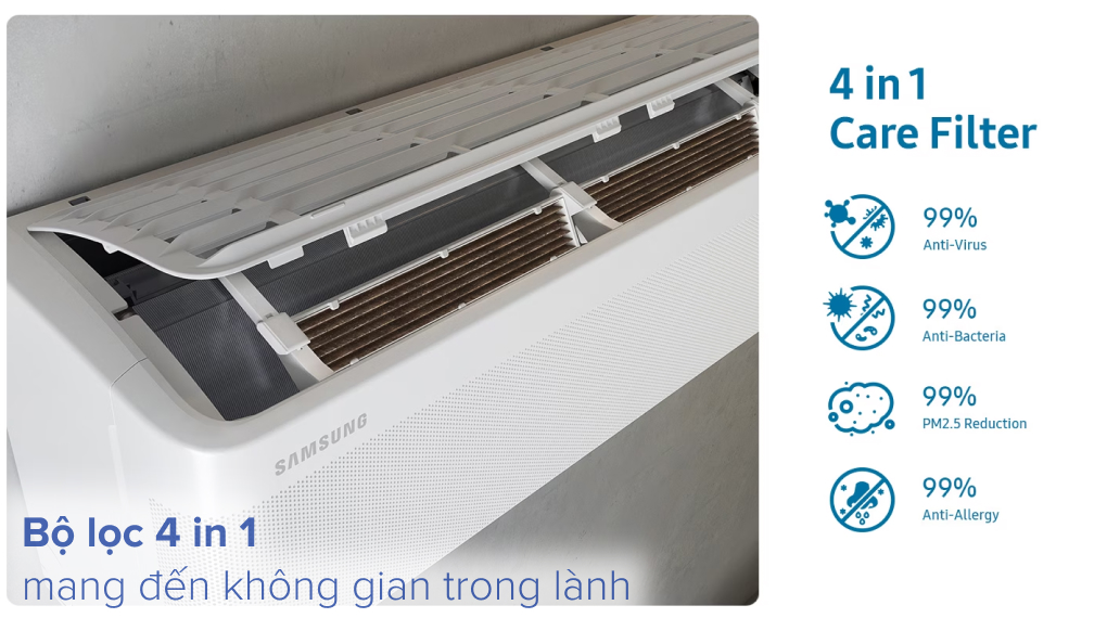 Máy lạnh Samsung Inverter 1.5 HP AR13CYECAWKNSV Máy lạnh Samsung Inverter 1.5 HP AR13CYECAWKNSV