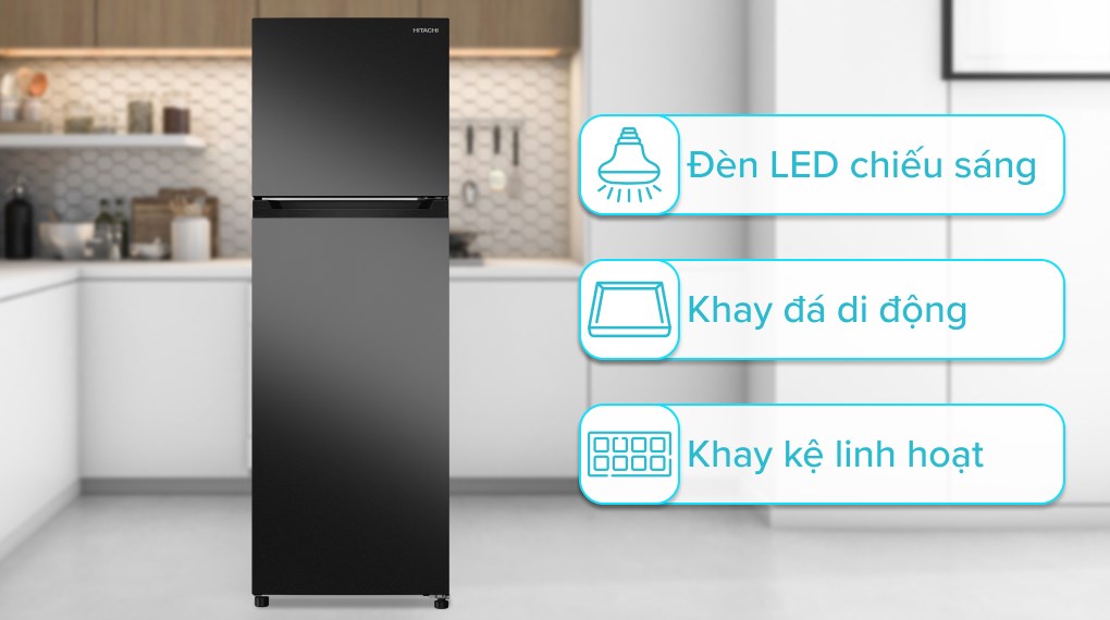 Tủ lạnh Hitachi Inverter 260 lít HRTN5275MFUVN Tủ lạnh Hitachi Inverter 260 lít HRTN5275MFUVN