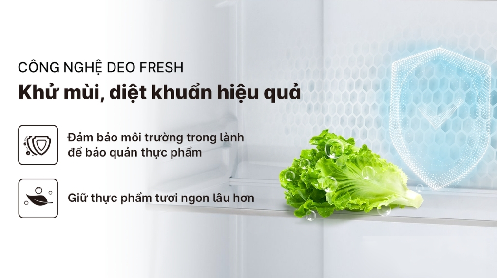 Tủ lạnh Aqua Inverter 550 lít Side by Side AQR-S612XA(CBC) - Công nghệ kháng khuẩn khử mùi