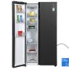 Tủ lạnh Aqua Inverter 550 lít Side By Side AQR-S612XA(CBC)