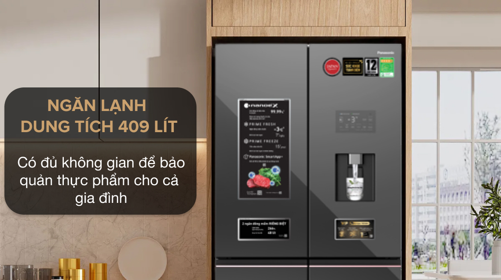 Tủ lạnh Panasonic Inverter 621 lít PRIME+ Edition Multi Door NR-XY680YMMV - Ngăn lạnh Tủ lạnh Panasonic Inverter 621 lít PRIME+ Edition Multi Door NR-XY680YMMV - Ngăn lạnh