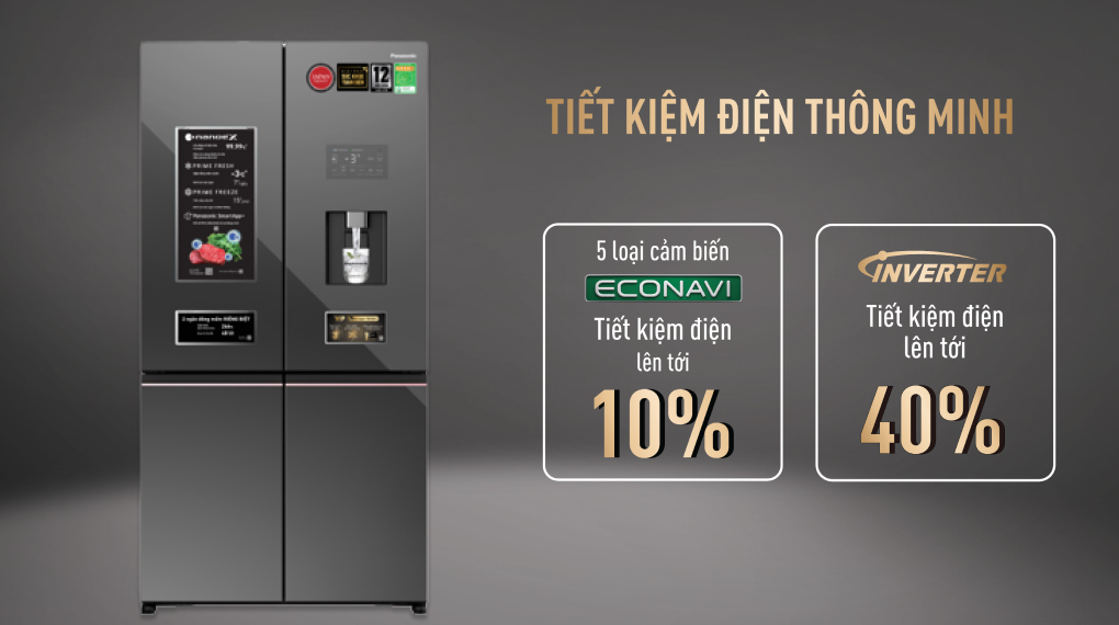 Tủ lạnh Panasonic Inverter 621 lít PRIME+ Edition Multi Door NR-XY680YMMV - Ngăn đá Tủ lạnh Panasonic Inverter 621 lít PRIME+ Edition Multi Door NR-XY680YMMV - Ngăn đá