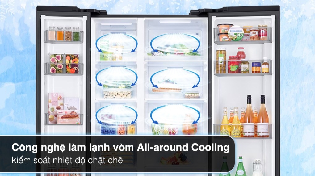 Tủ lạnh Samsung Inverter 583 lít Side By Side RS57DG400EM9SV - Công nghệ làm lạnh và bảo quản thực phẩm