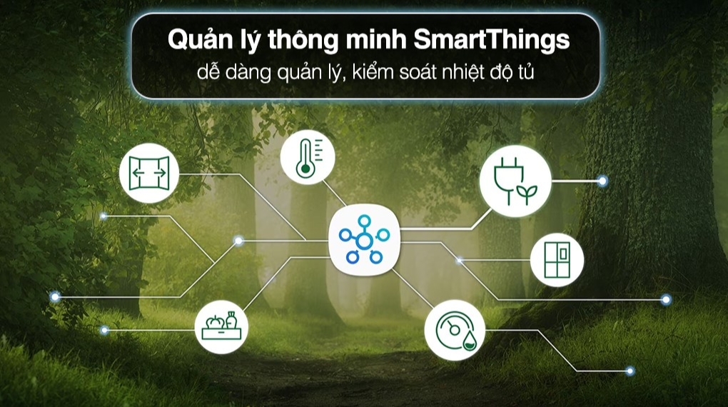 Tủ lạnh Samsung Inverter 583 lít Side By Side RS57DG400EM9SV - Tiện ích