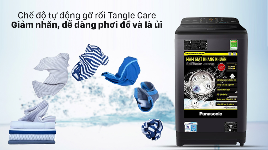 Máy giặt Panasonic 9 Kg NA-F90A9BRV- Tangle Care Máy giặt Panasonic 9 Kg NA-F90A9BRV- Tangle Care