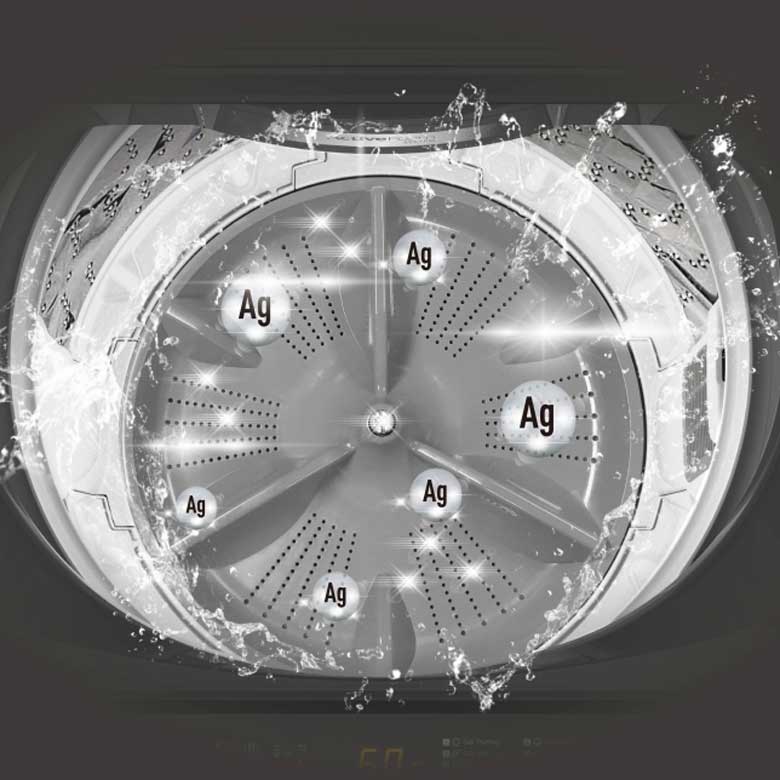 Máy giặt Panasonic 9kg NA-F90S10BRV - Mâm giặt kháng khuẩn ion bạc