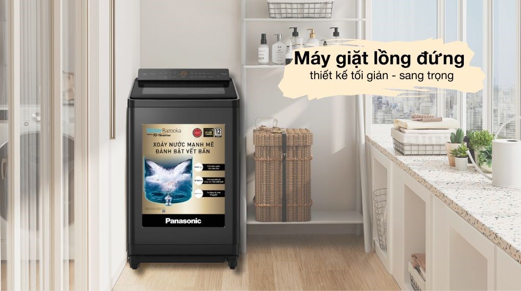 Máy giặt Panasonic Inverter 14.5 kg NA-FD290CEBV - tổng quan thiết kế