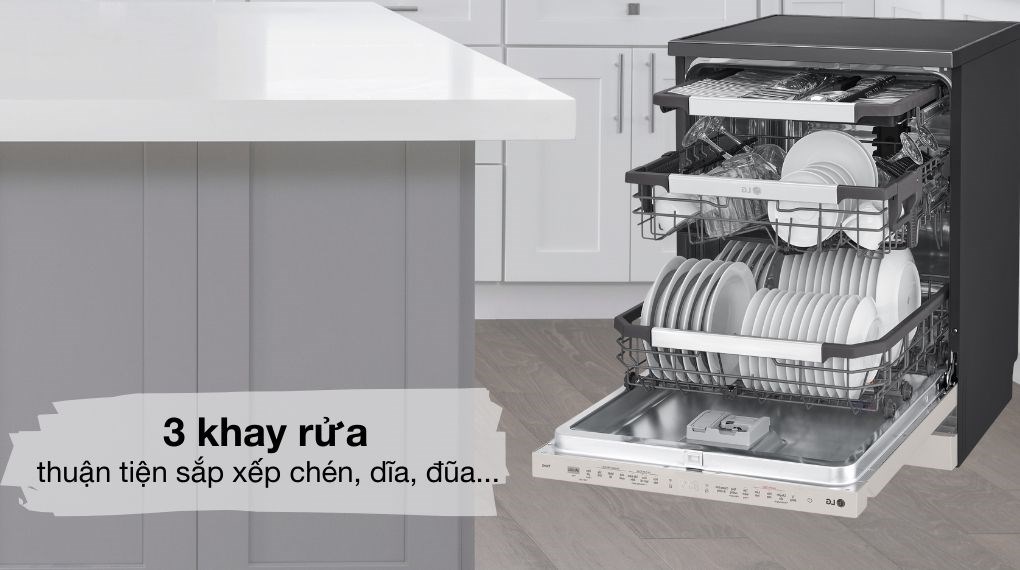 Máy rửa chén độc lập LG LDT14BGA3 - Khay rửa