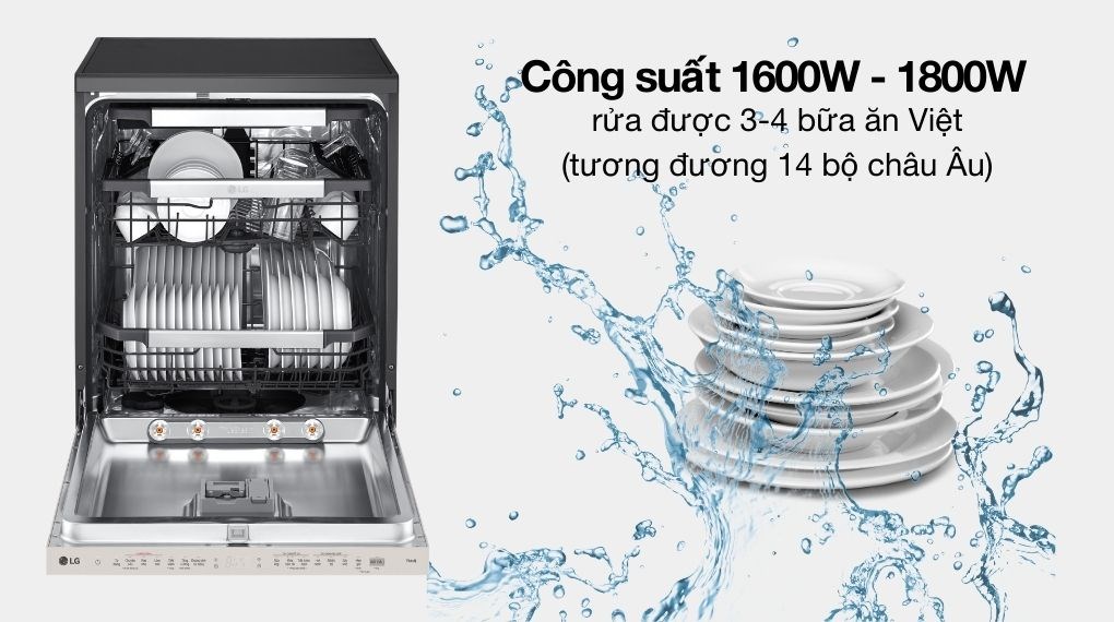 Máy rửa chén độc lập LG LDT14BGA3 - Công suất