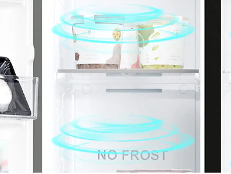 Tủ lạnh SBS Aqua Inverter 646 lít AQR-S682XA(BL) làm lạnh đa chiều