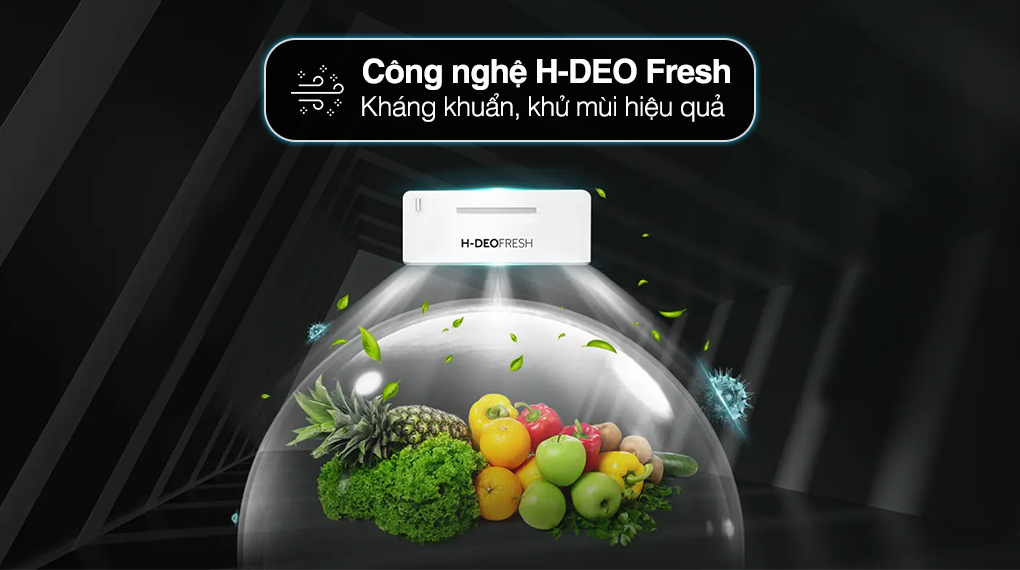 Tủ lạnh Aqua Inverter 646 lít AQR-S682XA(SLB) - H-DEO Fresh Tủ lạnh Aqua Inverter 646 lít AQR-S682XA(SLB) - H-DEO Fresh