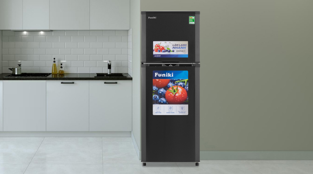 Tủ lạnh Funiki 209 lít HR T6209TDG - Thiết kế Tủ lạnh Funiki 209 lít HR T6209TDG - Thiết kế