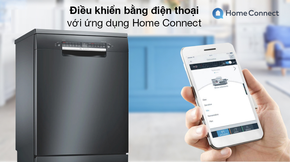 Máy rửa chén độc lập Bosch SMS4IKC62T - Tiện ích Máy rửa chén độc lập Bosch SMS4IKC62T - Tiện ích