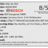 Máy rửa chén độc lập Bosch SMS6ECI04E