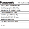 Máy sấy bơm nhiệt Panasonic 9.5 kg NH-EH95JD1BV