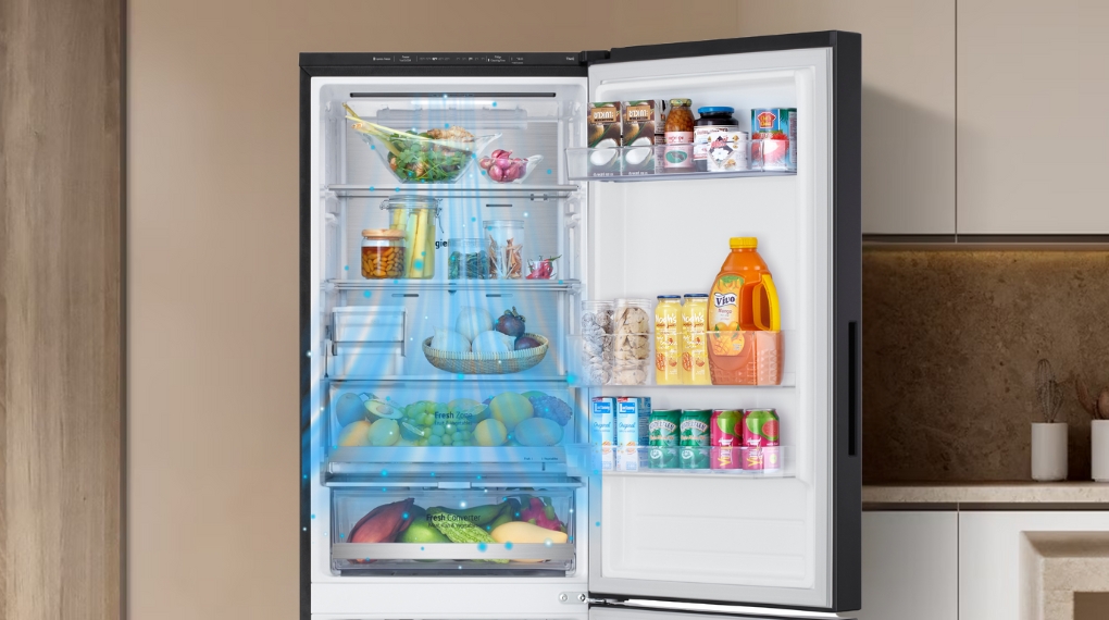 Tủ lạnh LG Inverter 335 lít LBB33BLGA - Công nghệ làm lạnh + Công nghệ bảo quản thực phẩm