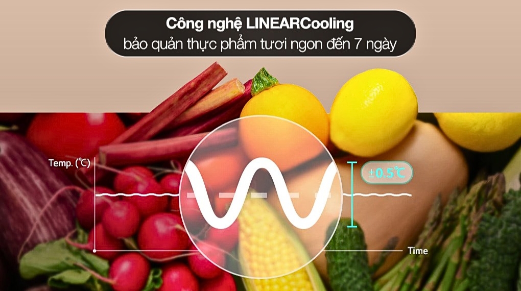 Tủ lạnh LG Inverter 335 lít LBB33BLGA - Công nghệ làm lạnh + Công nghệ bảo quản thực phẩm