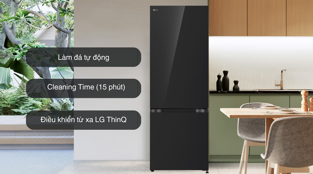 Tủ lạnh LG Inverter 335 lít LBB33BLGA - Tiện ích