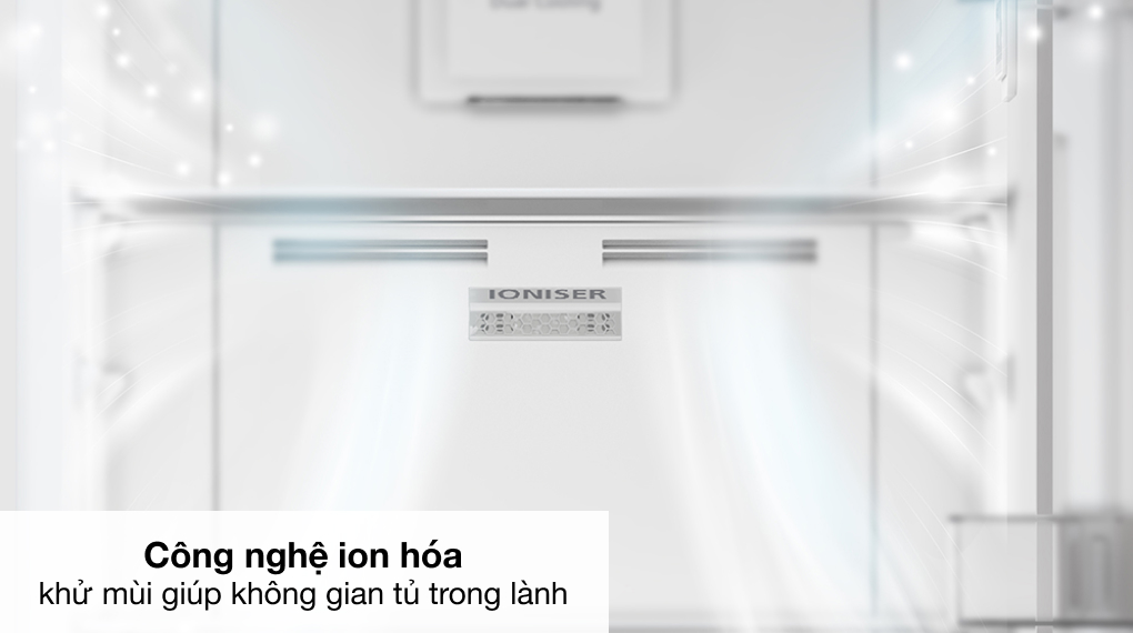 Tủ lạnh Hitachi Inverter 323 lít HRBN6340DGBKVN - Công nghệ kháng khuẩn khử mùi