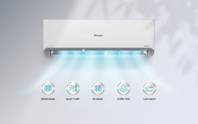 Điều hòa Casper 1 chiều 12000 BTU SC-12FB36A - Chức năng tự làm sạch IClean