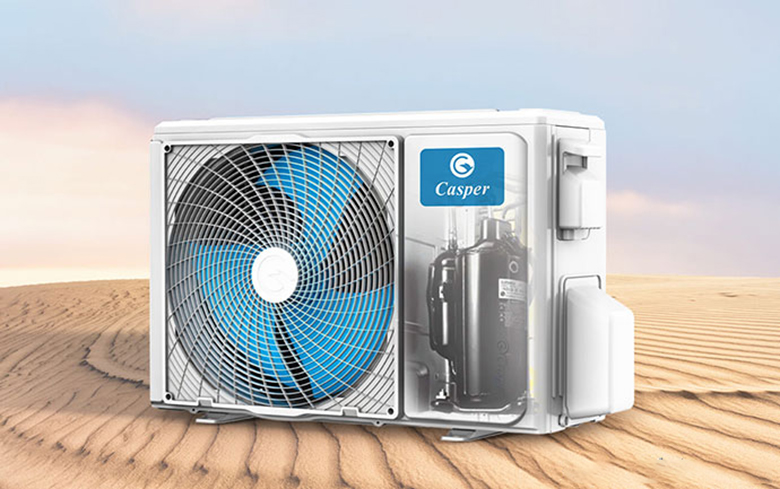Điều hòa Casper 1 chiều 18000 BTU SC-18FB36A - Dàn tản nhiệt đồng mạ vàng, hạn chế ăn mòn