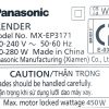 Máy xay sinh tố đa năng Panasonic MX-EP3171WRA