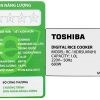 Nồi cơm điện tử Toshiba 1 lít RC-10DR5UVN(H)