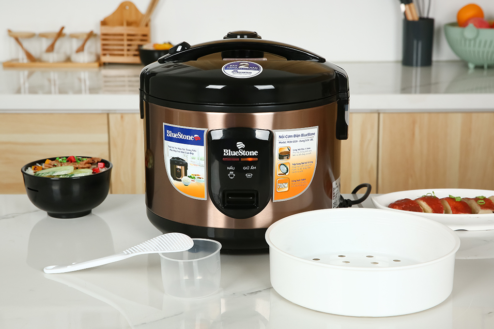 Nồi cơm nắp gài BlueStone 1.8 lít RCB-5519 Nồi cơm nắp gài BlueStone 1.8 lít RCB-5519