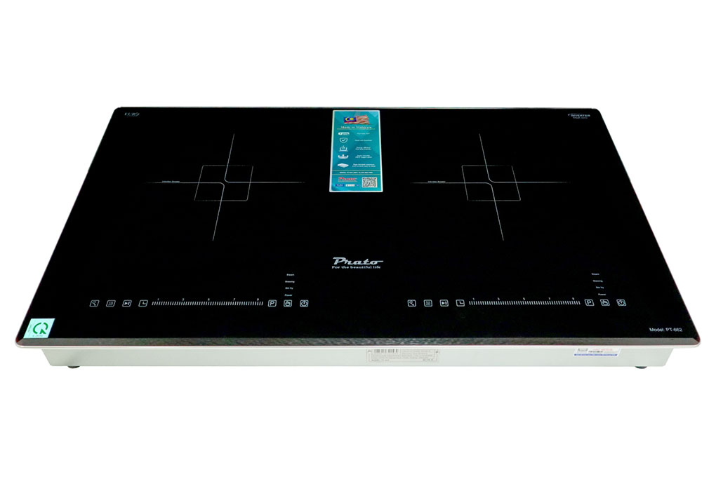 Bếp từ đôi Prato PT 662 Bếp từ đôi Prato PT 662