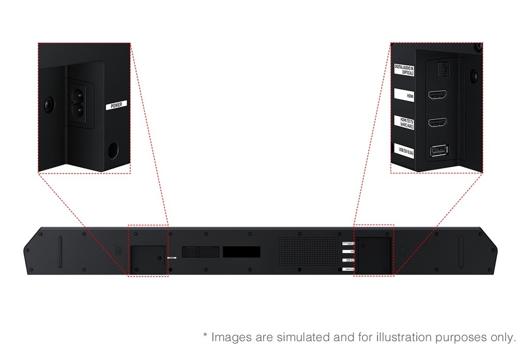 Bộ loa thanh Samsung HW-Q600F/XV 380W Bộ loa thanh Samsung HW-Q600F/XV 380W