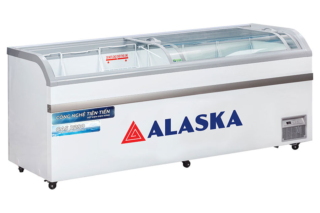 Tủ đông mặt kính cong Alaska 765 lít KC 550 Tủ đông mặt kính cong Alaska 765 lít KC 550