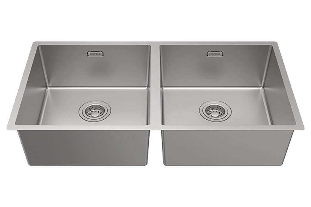Bồn rửa bát inox Hafele Satin R10 HS24 SSN2S 870 (567.24.437) Bồn rửa bát inox Hafele Satin R10 HS24 SSN2S 870 (567.24.437)