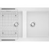 Chậu rửa bát Konox Granite Sink Phoenix Smart 860 White Silver