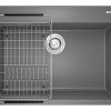 Chậu rửa bát Konox Granite Sink Ruvita 680 Grey
