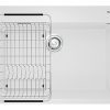 Chậu rửa bát Konox Granite sink Ruvita 680 White Silver