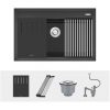 Chậu rửa bát Konox Granite Sink Terra 790S Black