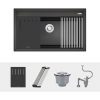 Chậu rửa bát Konox Granite Sink Terra 860S Black