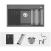 Chậu rửa bát Konox Granite Sink Terra 860S Grey
