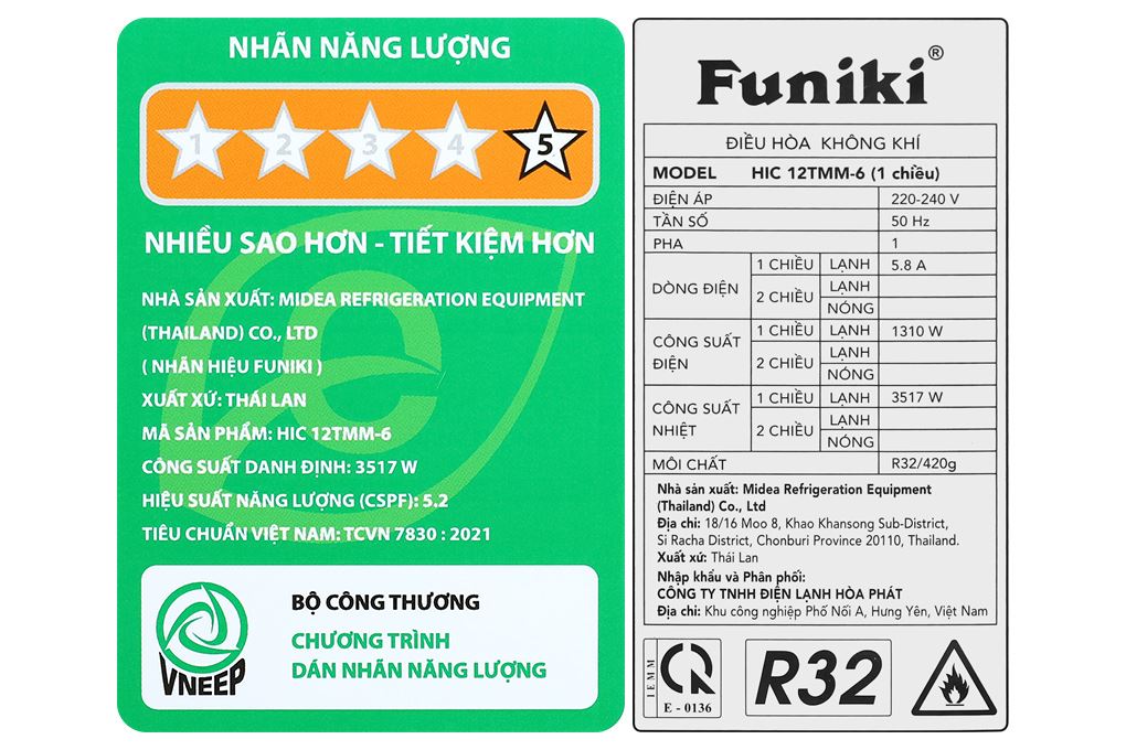 Điều hòa Funiki Inverter 12000 BTU HIC12TMM-6 Điều hòa Funiki Inverter 12000 BTU HIC12TMM-6