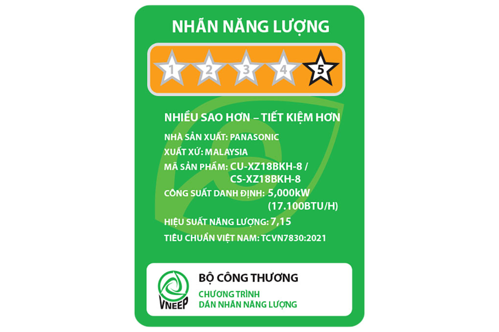 Điều hòa Panasonic 2 chiều Inverter 18000BTU CU/CS XZ18BKH 8 Điều hòa Panasonic 2 chiều Inverter 18000BTU CU/CS XZ18BKH 8