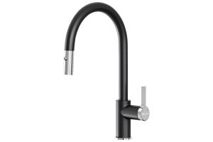Vòi rửa bát dây rút Konox Alto Black