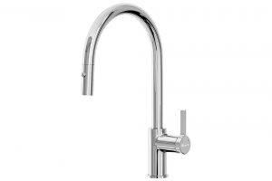 Vòi rửa bát rút dây Konox Alto Chrome