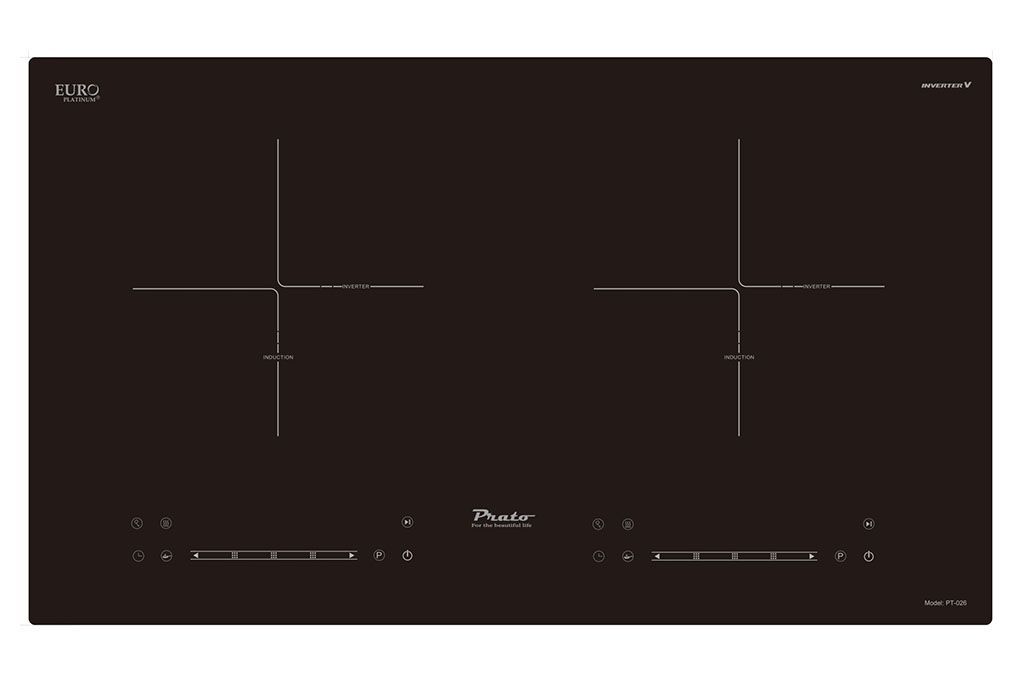 Bếp từ đôi Prato PT 026 Bếp từ đôi Prato PT 026