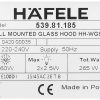 Máy hút mùi kính cong Hafele HH-WG90B (539.81.185)