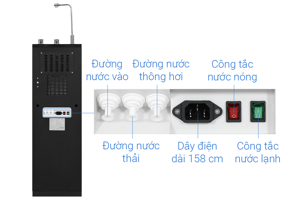 Máy lọc nước RO nóng nguội lạnh Hydrogen Kangaroo Infinity 8 lõi KG10A9I Máy lọc nước RO nóng nguội lạnh Hydrogen Kangaroo Infinity 8 lõi KG10A9I