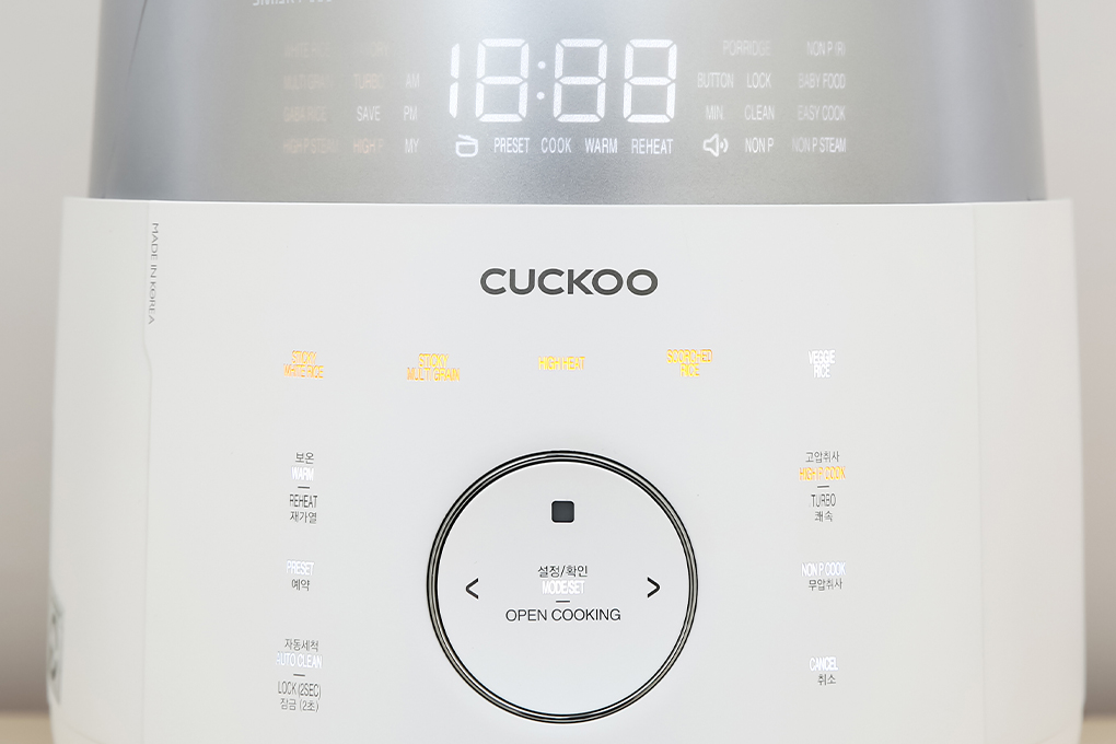 Nồi cơm áp suất cao tần Cuckoo 1.08 lít CRP-LHTR0609F/WHSIVNCV Nồi cơm áp suất cao tần Cuckoo 1.08 lít CRP-LHTR0609F/WHSIVNCV
