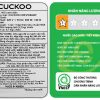 Nồi cơm điện tử áp suất Cuckoo 1.08 lít CRP-PK0600F/BKRDVN